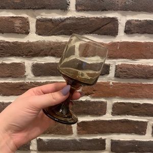 VINTAGE Light Brown Colored Drinkware - Set of 2